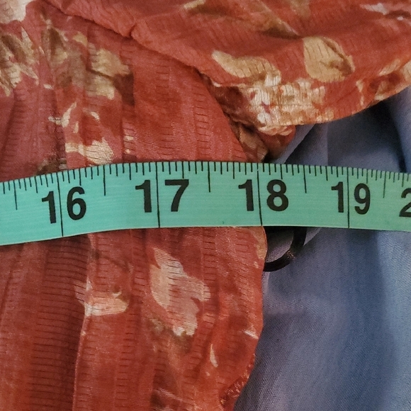 Liberty Brand Rust Floral Dress - Picture 8 of 10